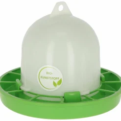 Foderautomat Höns Bioplast Vit/Grön 2,5kg>Kerbl Sale