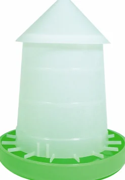 Foderautomat Höns Plast Vit/Grön 5kg>RYOM Clearance