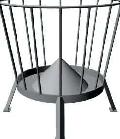 Foderhäck mittkon och 16 ätplatser Ø110x115cm>Siltbergs Smide Sale