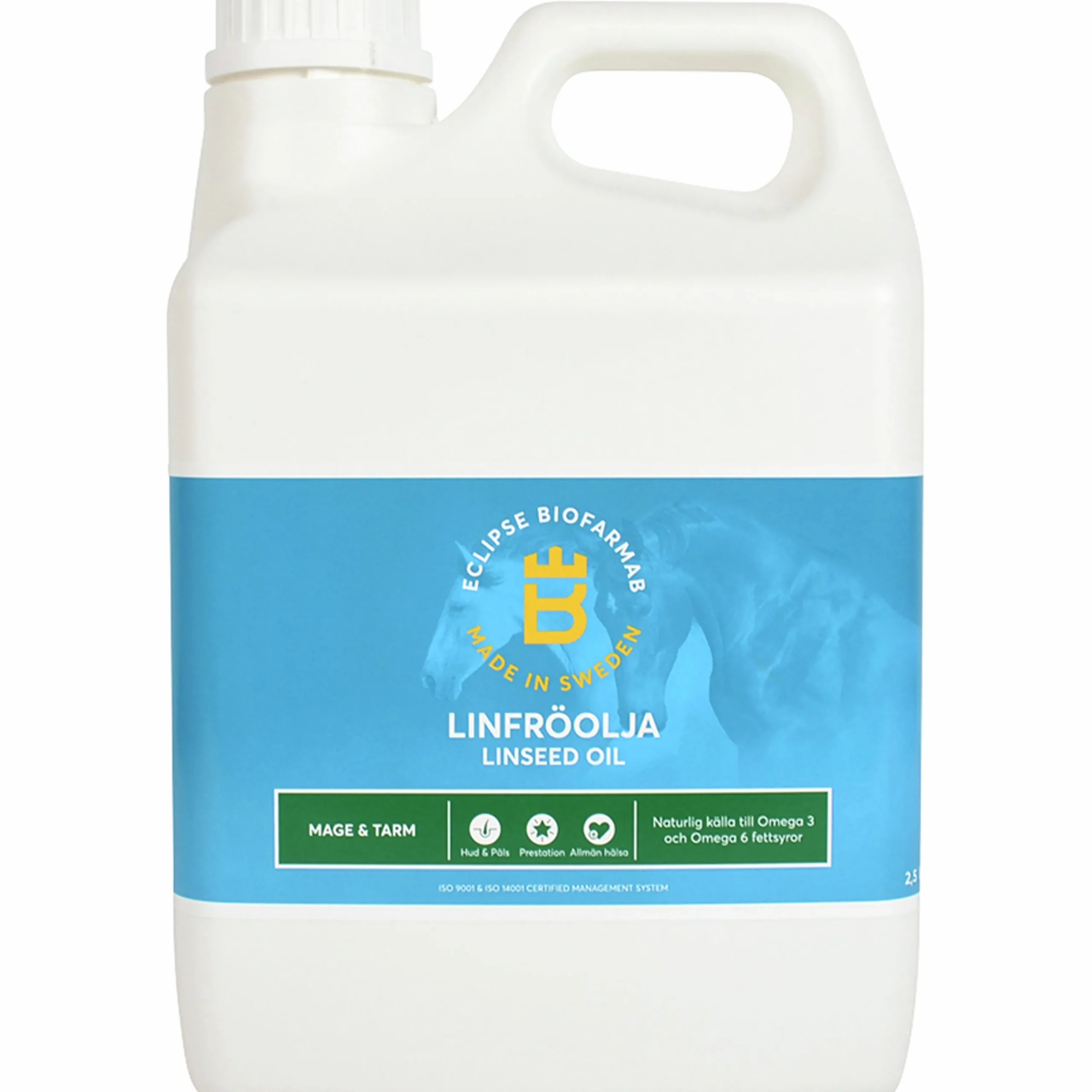 Fodertillskott Linfröolja 2,5L>Eclipse Biofarmab Clearance