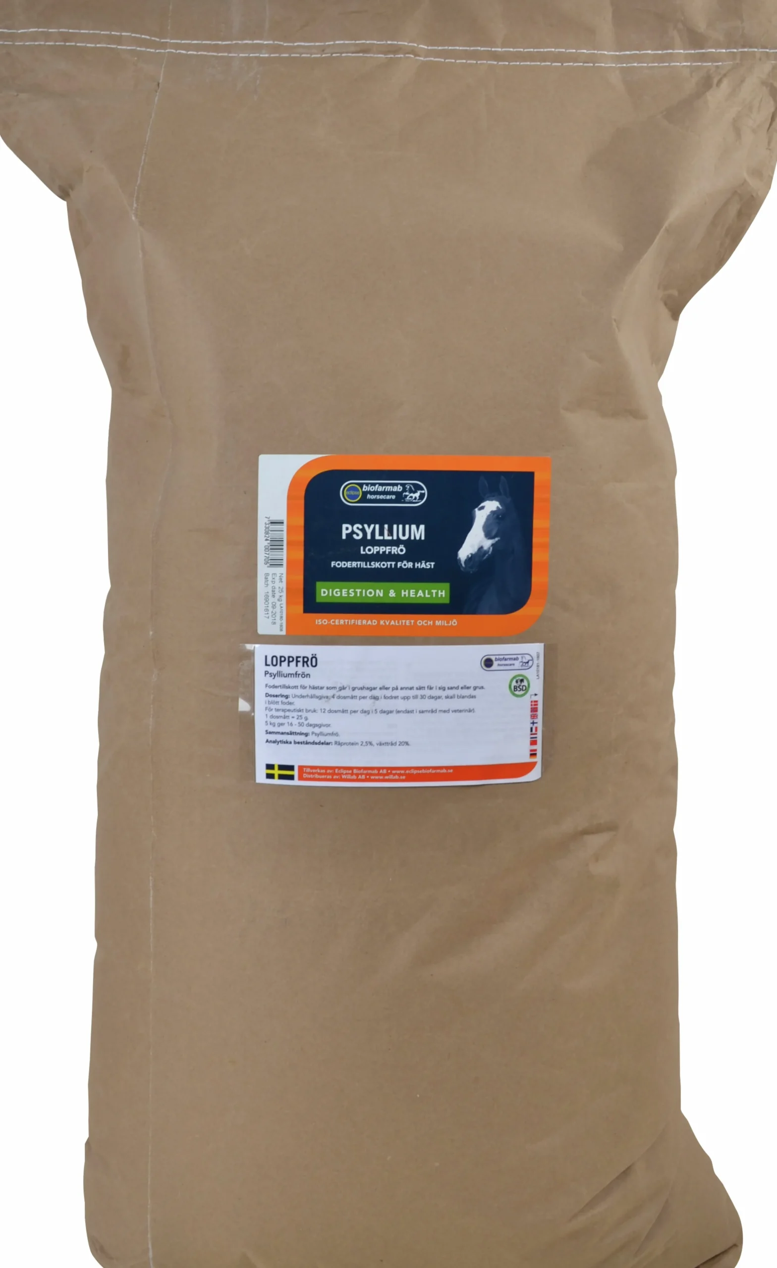 Fodertillskott Psyllium Loppfrö 25kg>Eclipse Biofarmab Outlet