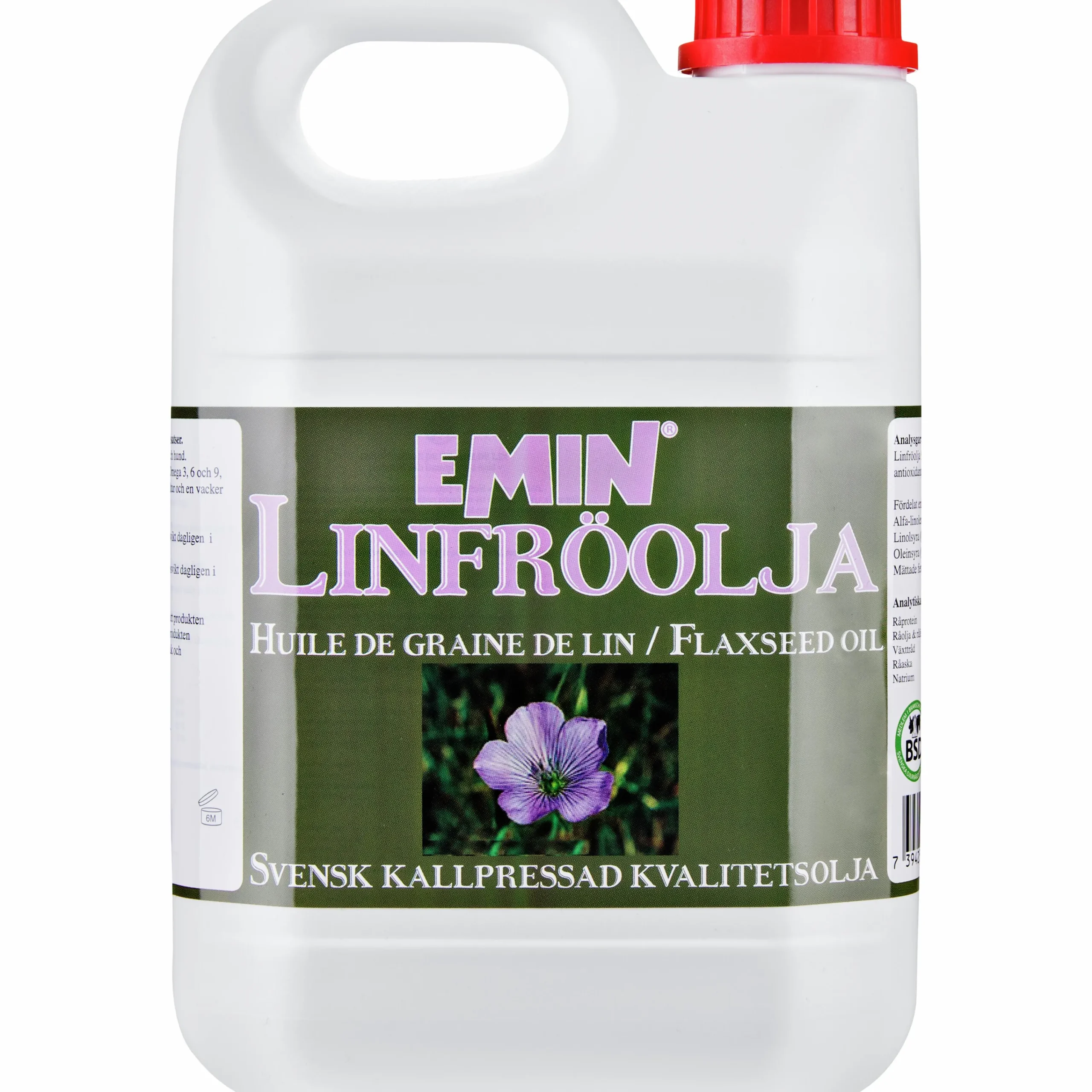Fodertillskott Linfröolja 2,5L>Emin Clearance