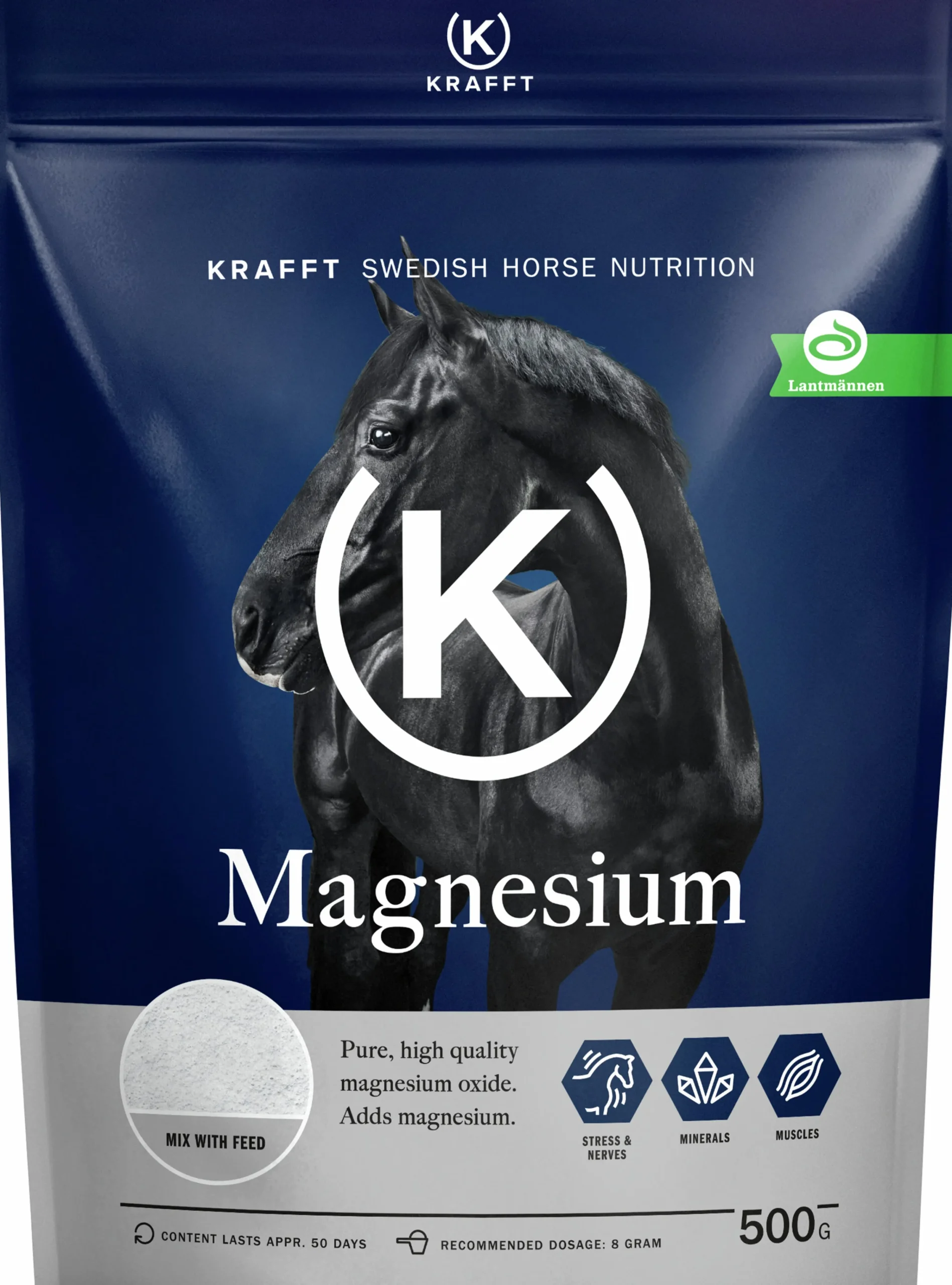 Fodertillskott Magnesium 500g>Krafft New