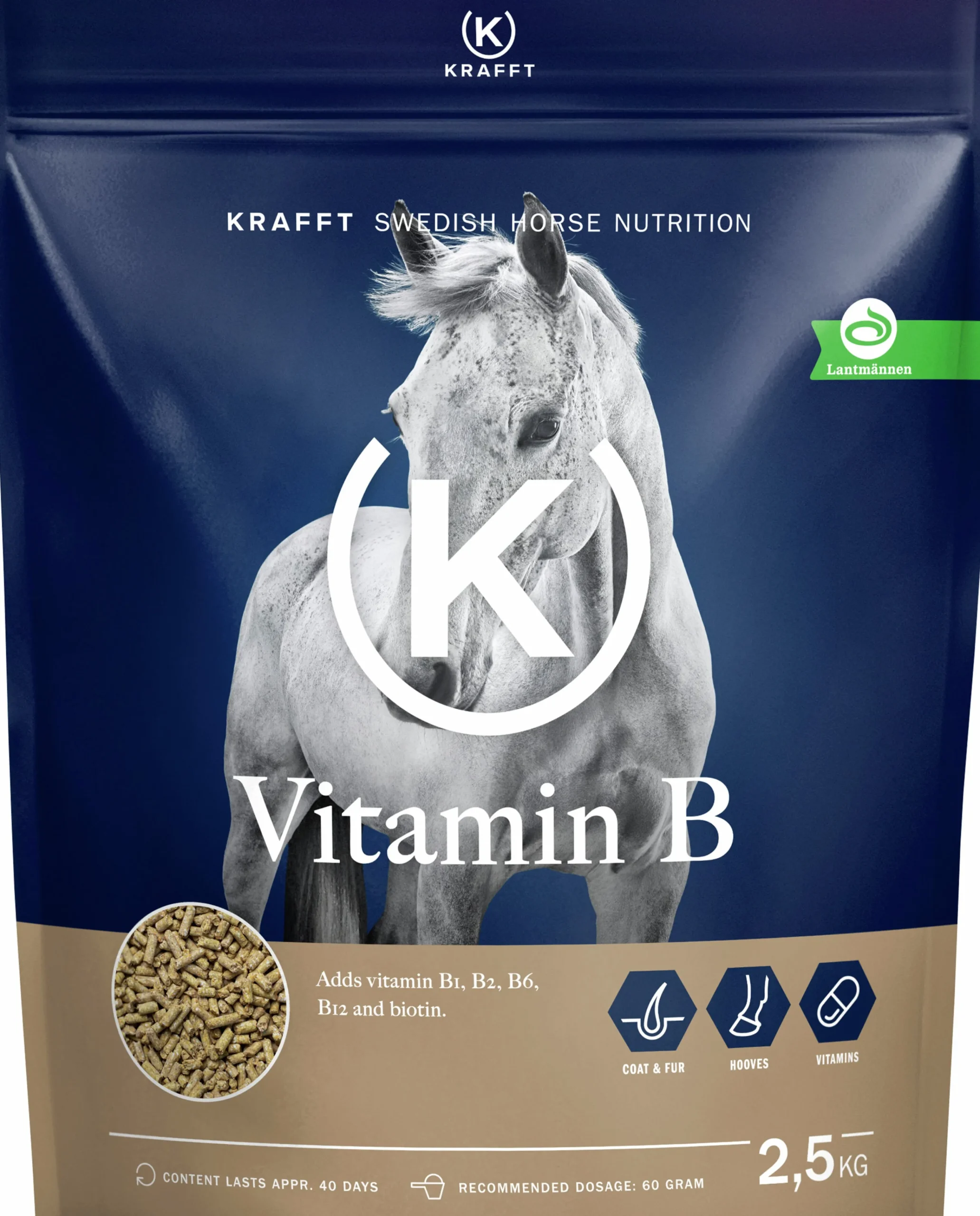 Fodertillskott Vitamin B Pellets>Krafft