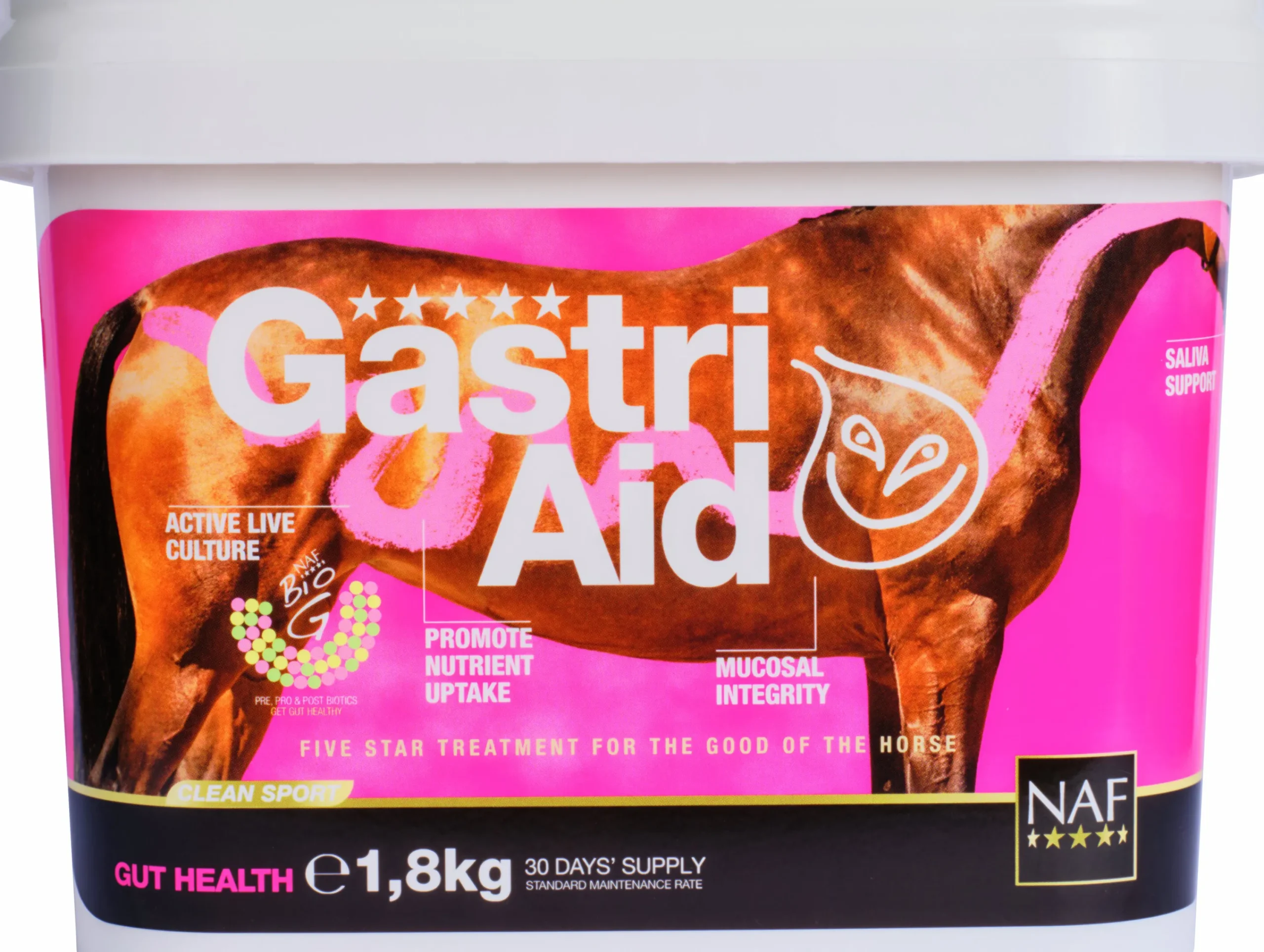 Fodertillskott GastriAid 1,8kg>NAF Online