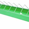 Fodertråg för Höns Metall Grön 750x140x150mm>Granngården Clearance