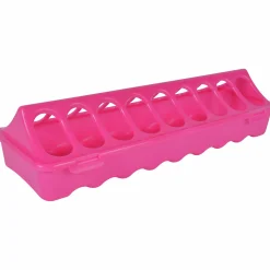 Fodertråg Kyckling Plast Rosa 30cm>Willab Sale