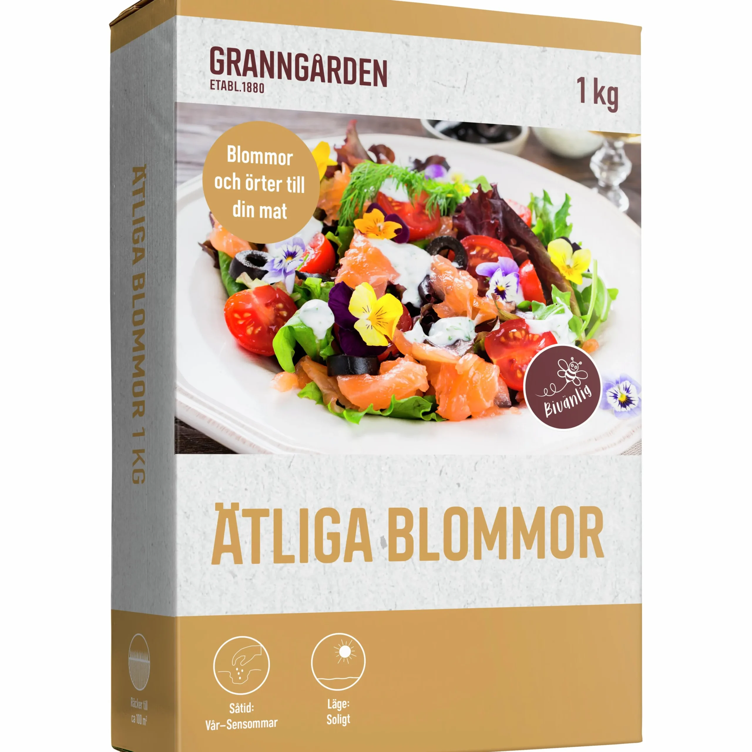Fröblandning Ätliga blommor 1kg>Granngården Best