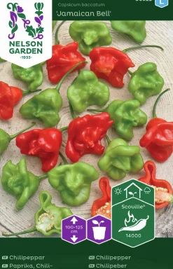 Fröer Chilipeppar Jamaican Bell>Nelson Garden Online