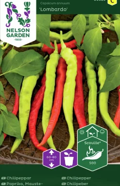 Fröer Chilipeppar Lombardo>Nelson Garden Online