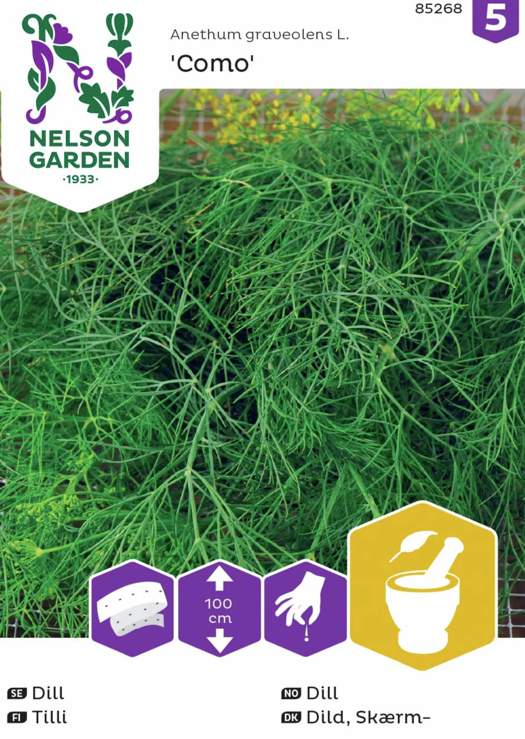 Fröer Dill Vanlig Como Såband>Nelson Garden Outlet