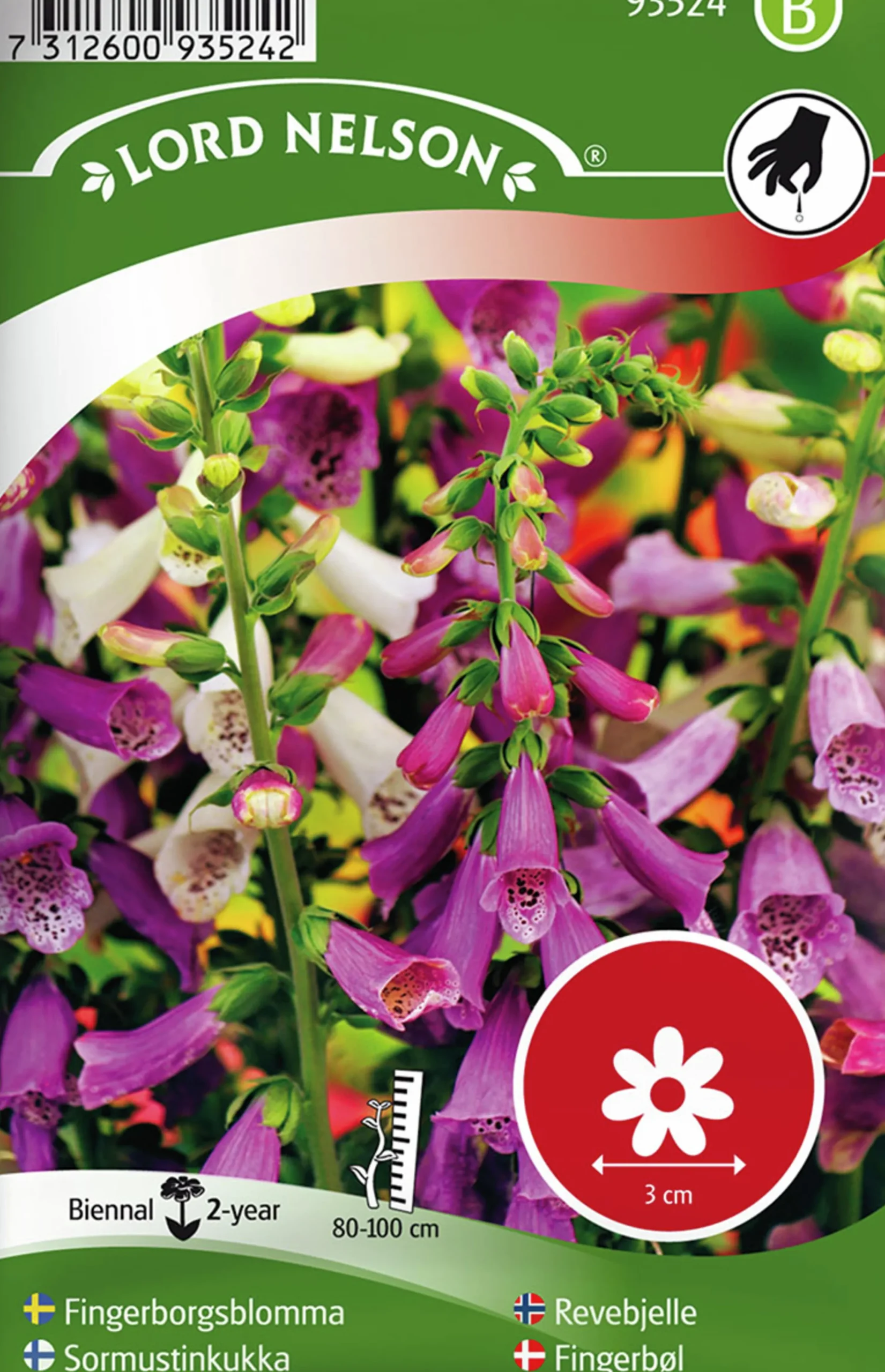 Fröer Fingerborgsblomma Blandade färger>Nelson Garden Discount