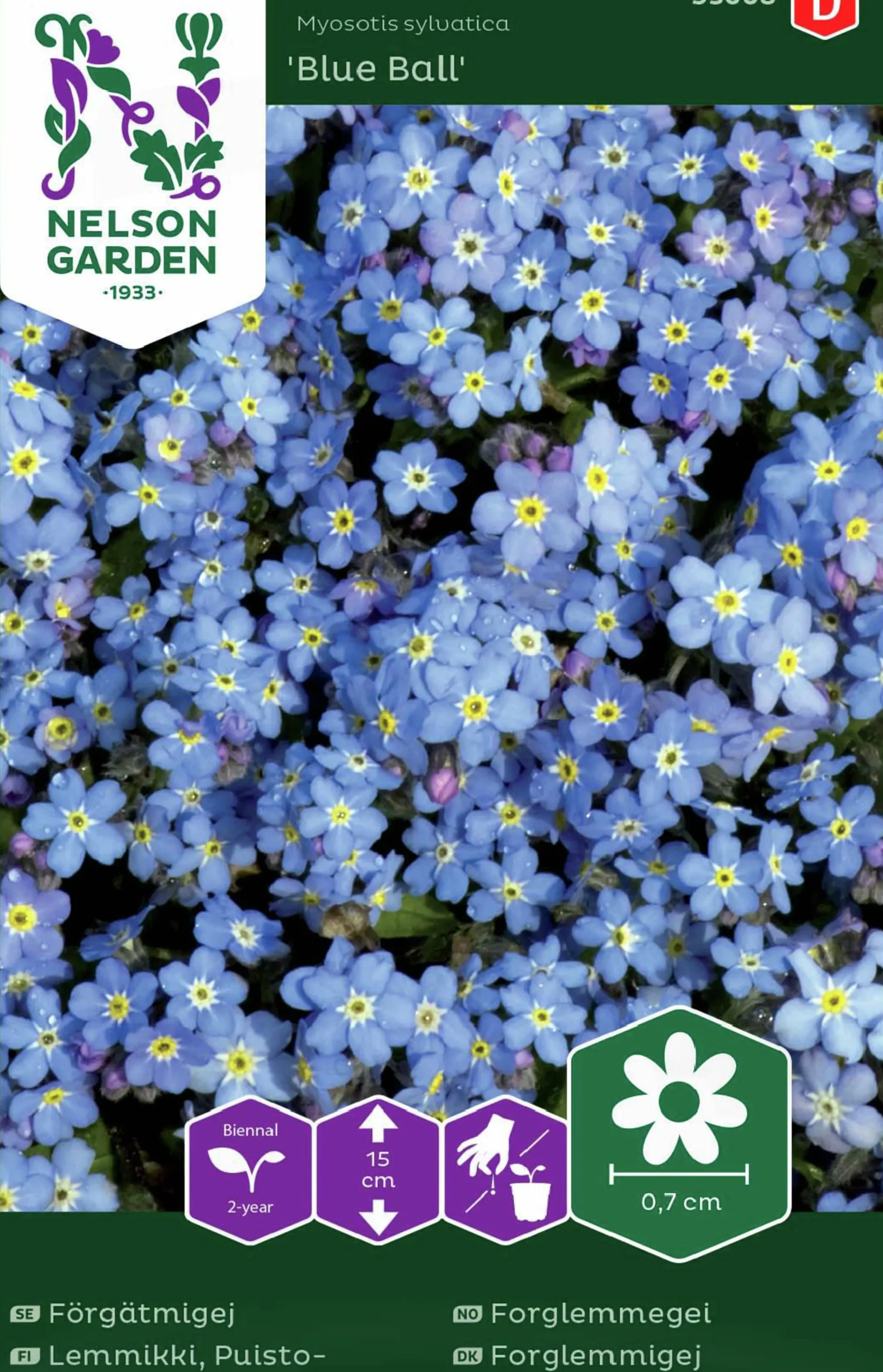 Fröer Förgätmigej Blue Ball>Nelson Garden New