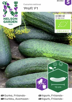 Fröer Frilandsgurka Profi F1 Organic>Nelson Garden