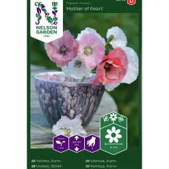 Fröer Kornvallmo Mother of Pearl Mixfärg>Nelson Garden Clearance