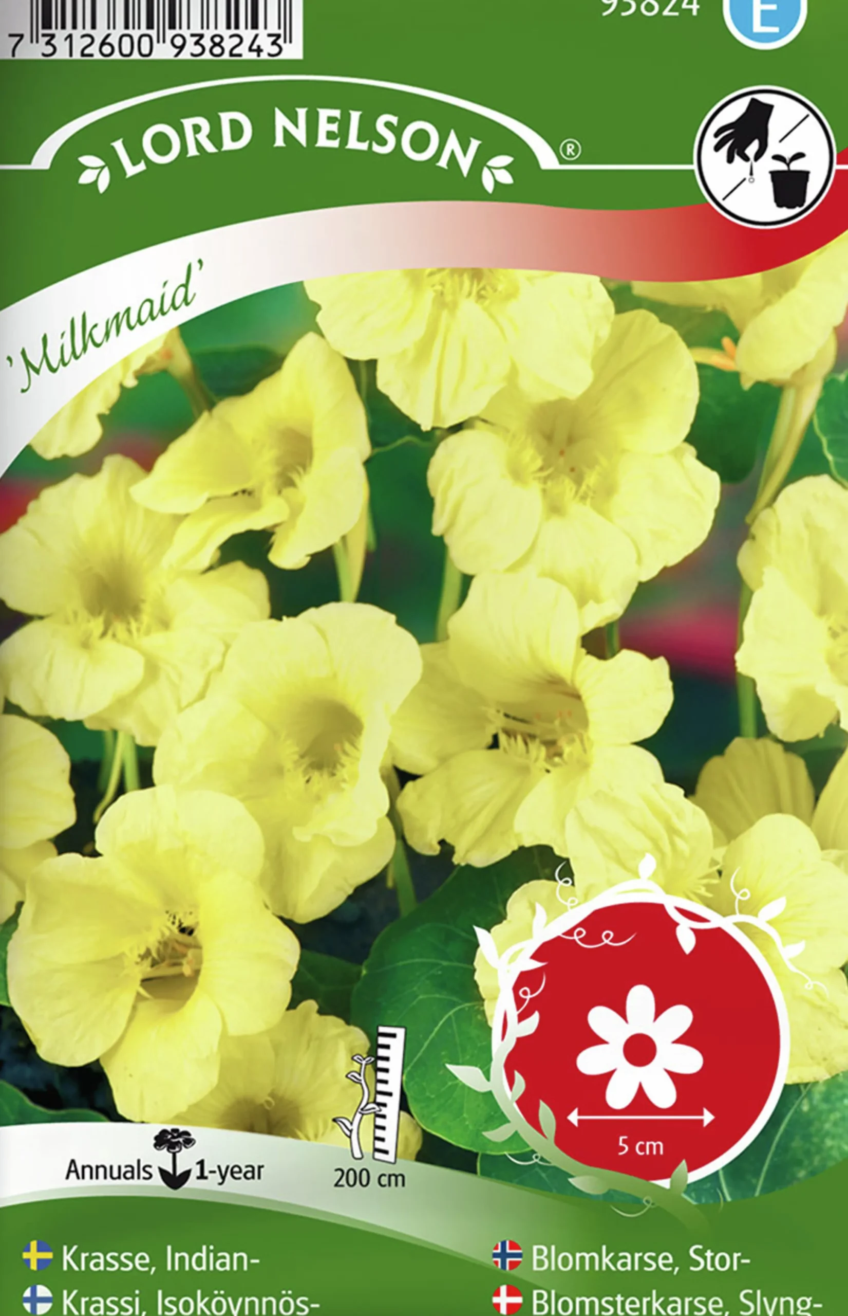 Fröer Krasse Slinger- Milkmaid>Nelson Garden Hot