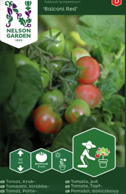 Fröer Körsbärstomat Balconi Red>Nelson Garden