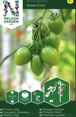 Fröer Körsbärstomat Green Envy Hög>Nelson Garden Hot