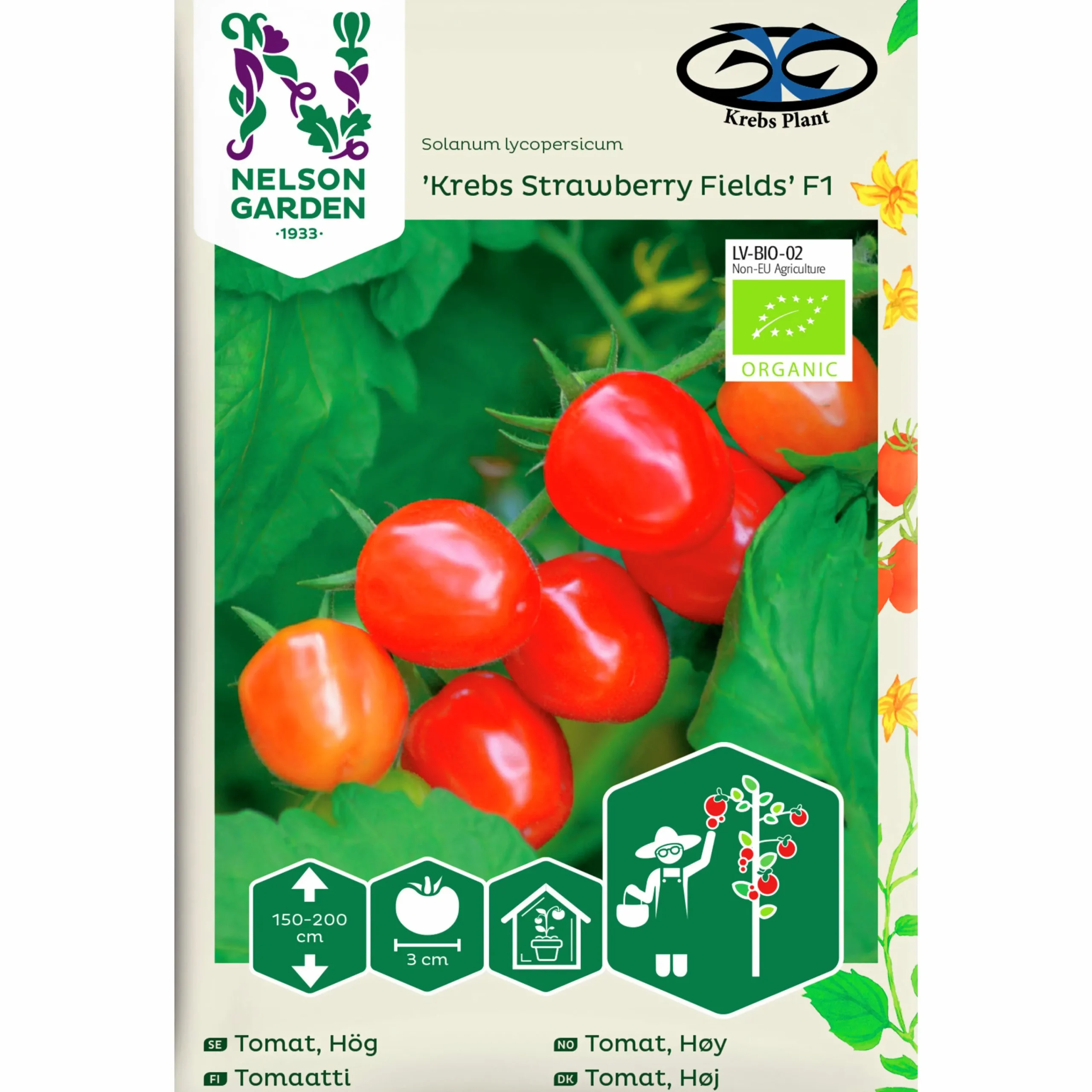Fröer Körsbärstomat Krebs Strawberry Fields Hög>Nelson Garden Best
