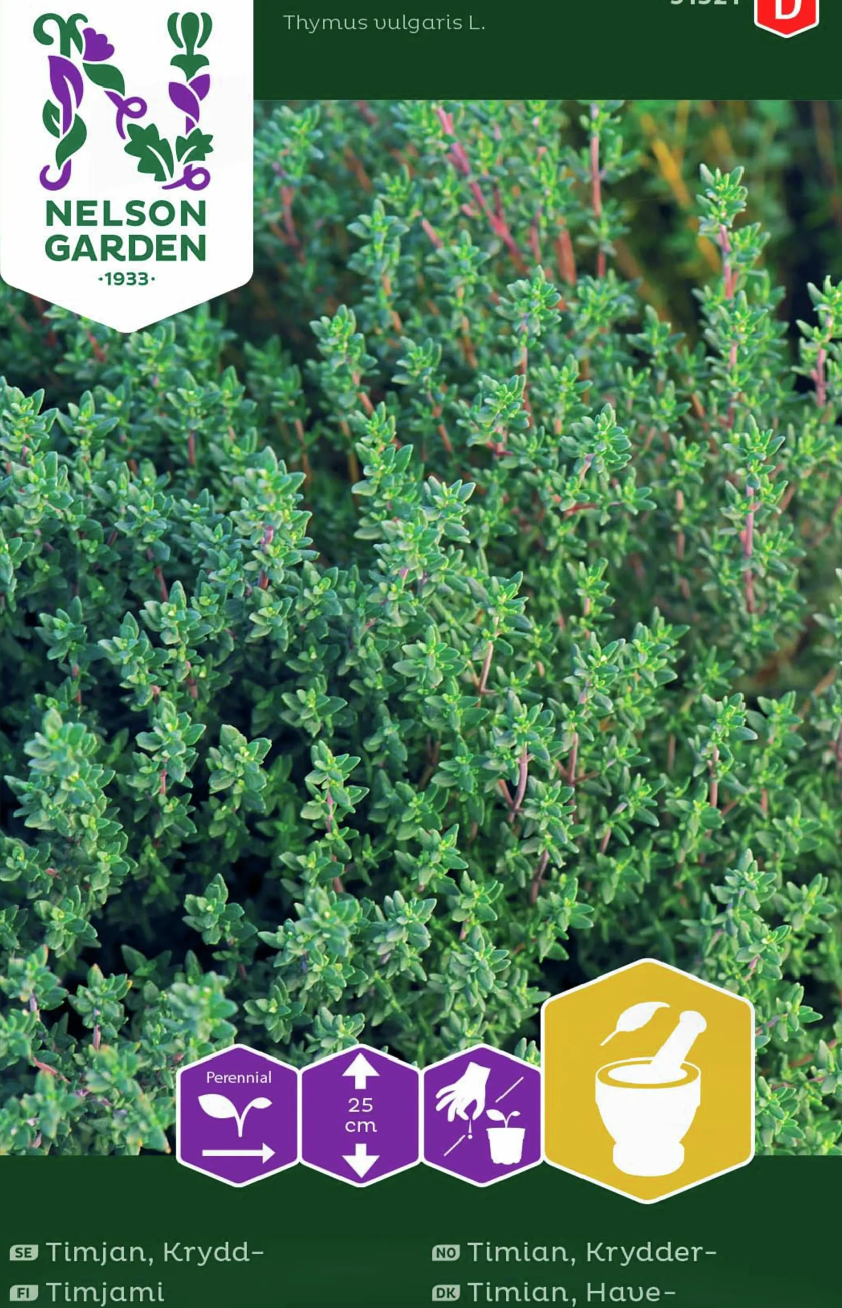 Fröer Kryddtimjan>Nelson Garden Sale