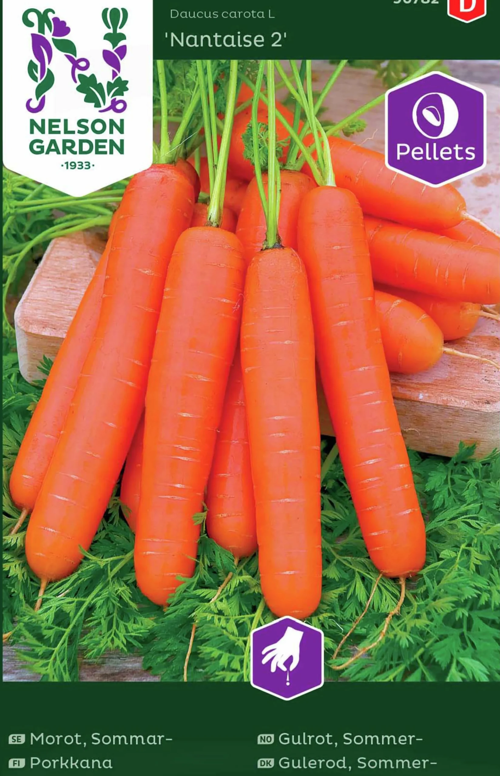 Fröer Morot Sommar Nantaise 2 Pellets>Nelson Garden Outlet
