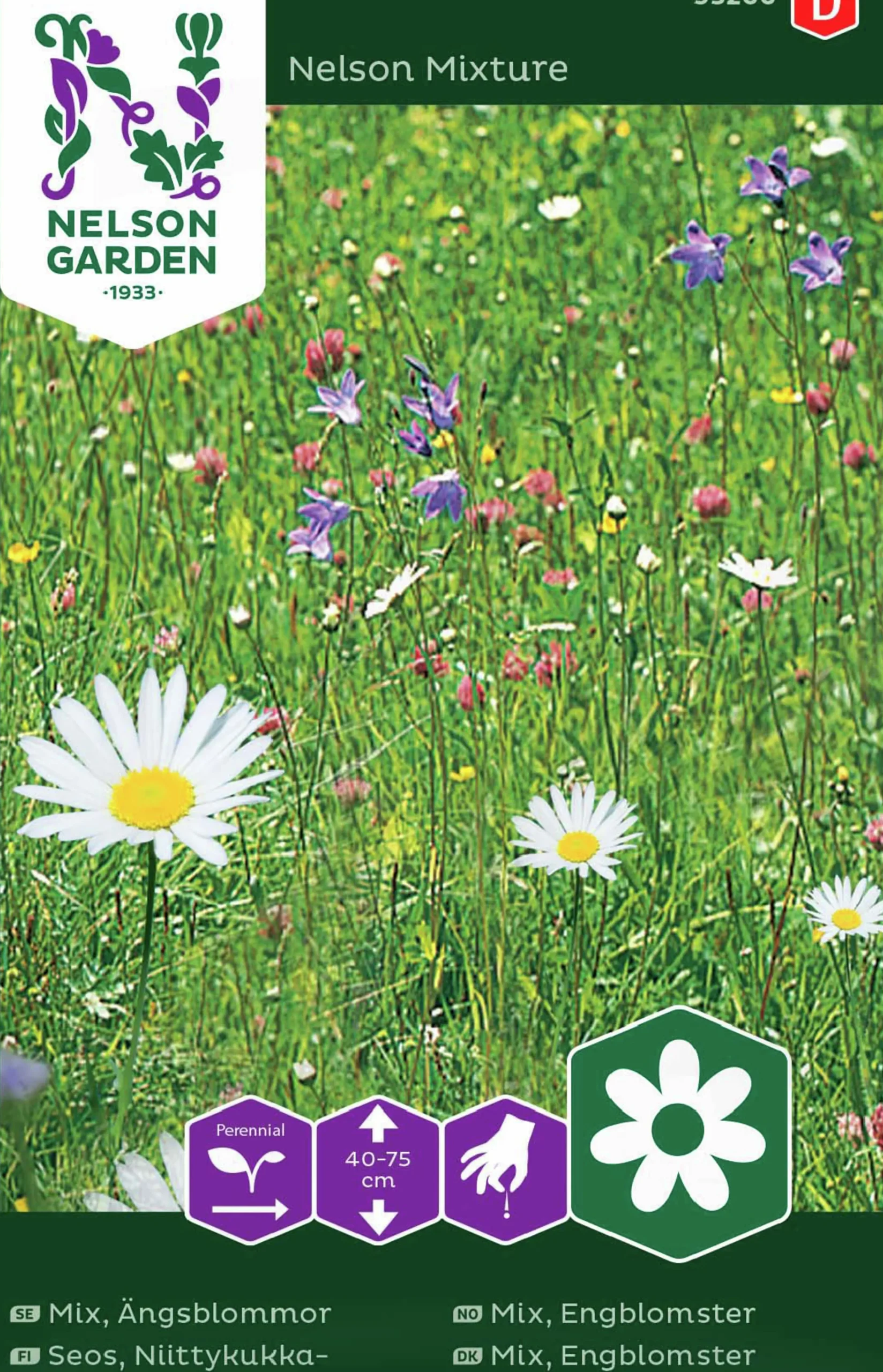 Fröer Ängsblommor Mix>Nelson Garden Sale