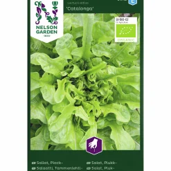 Fröer Plocksallat Catalonga Organic>Nelson Garden Clearance
