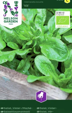 Fröer Sallat Vinter- /Mache- Vit Ekologisk>Nelson Garden Discount