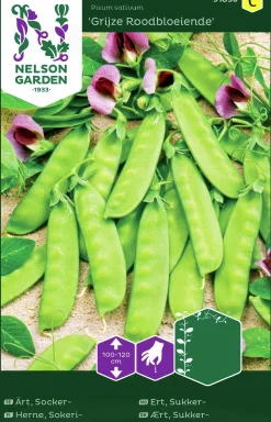 Fröer Sockerärt Grijze Roodbloeiende Hög>Nelson Garden Online