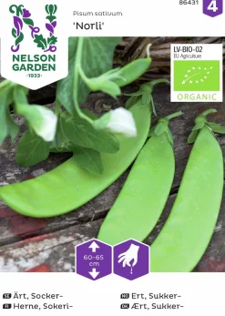 Fröer Sockerärt Norli Låg>Nelson Garden Clearance