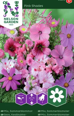 Fröer Sommarblommor Mix Rosa>Nelson Garden Outlet