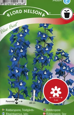 Fröer Trädgårdsriddarsporre Blue Bird Blå>Nelson Garden Best