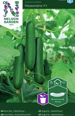 Fröer Växthusgurka Passandra F1>Nelson Garden Best
