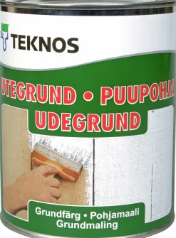 Färg Utegrund Vit 0,9L>Teknos