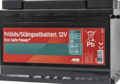 Fritids-/Stängselbatteri 12V><noscript><img width=