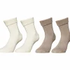 Frottéstrumpor Beige/Brun 37/40 2-p>G1880 Hot