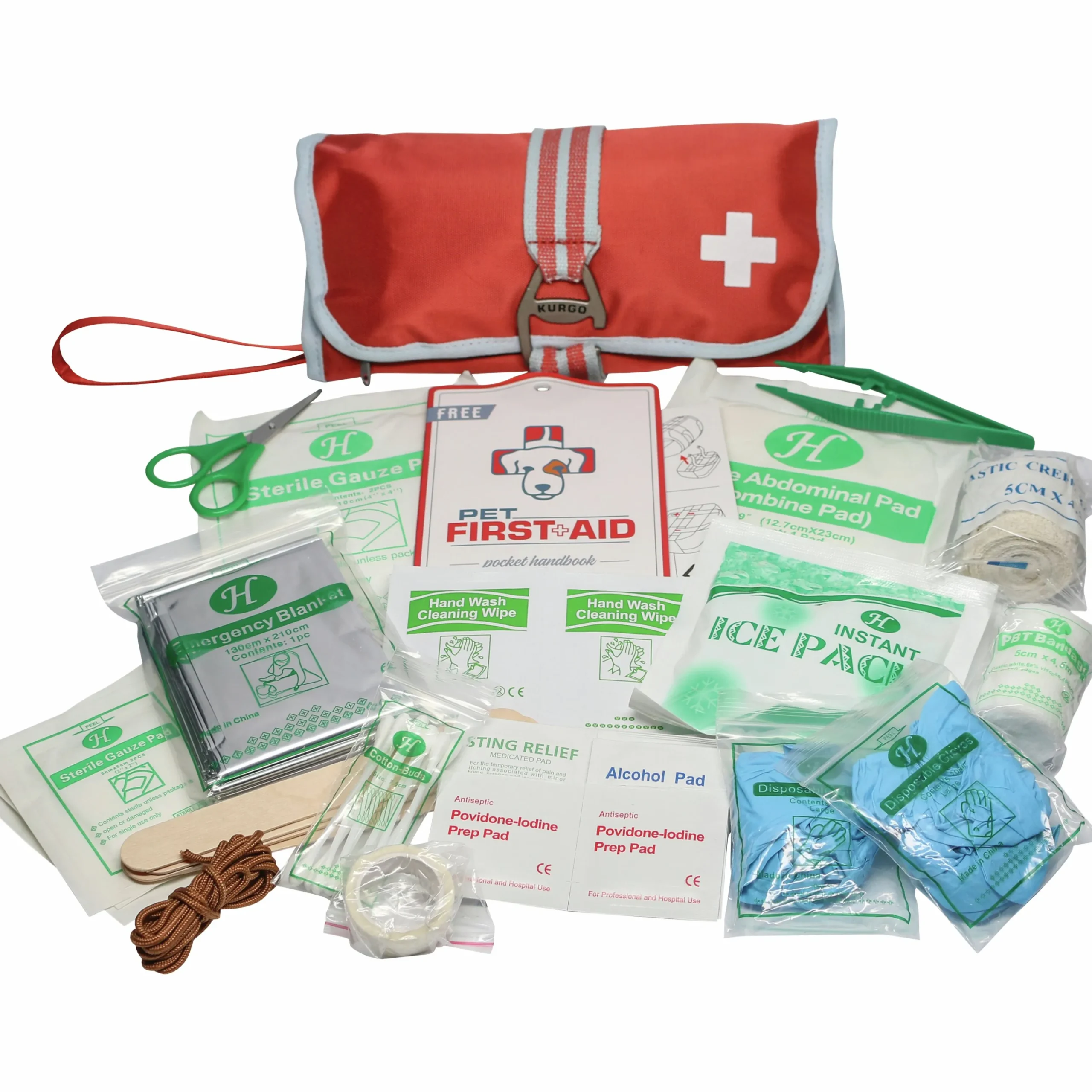 Första Hjälpen-kit 50 delar>Kurgo New