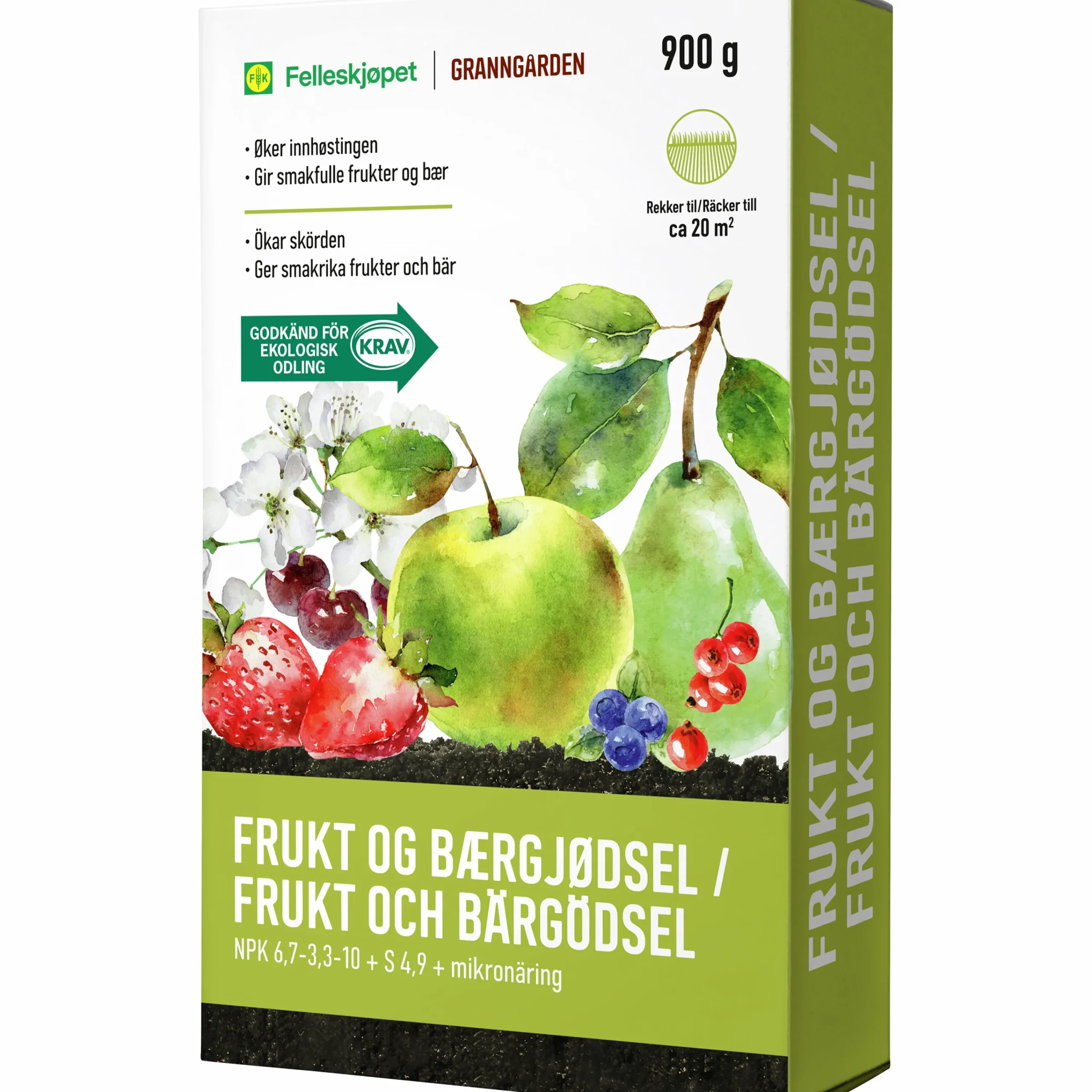 Frukt- & Bärgödsel KRAV 900g>Granngården Best