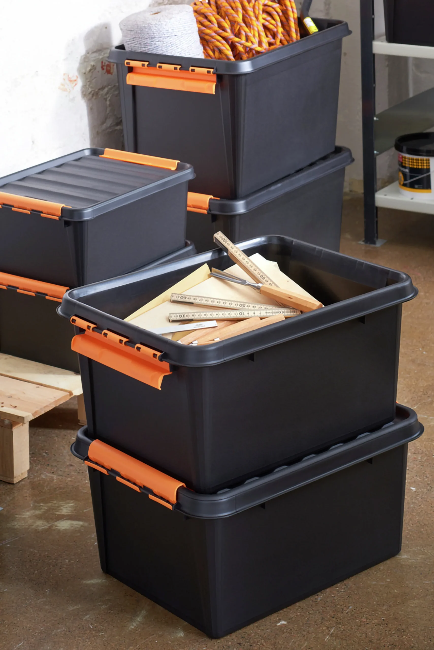 Förvaringsbox SmartStore PRO 31 med lock 32L>Orthex Online