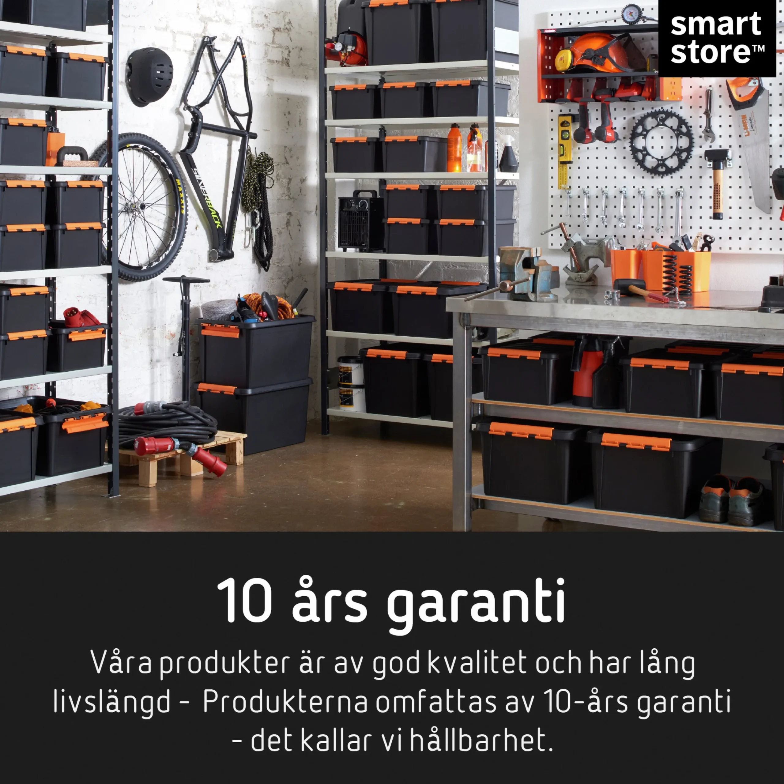 Förvaringsbox SmartStore PRO 31 med lock 32L>Orthex Online