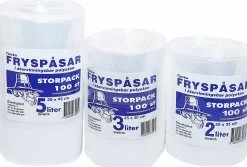 Fryspåsar sidoinvikta 5L 30x45cm 100-p>Ölandsplast Online
