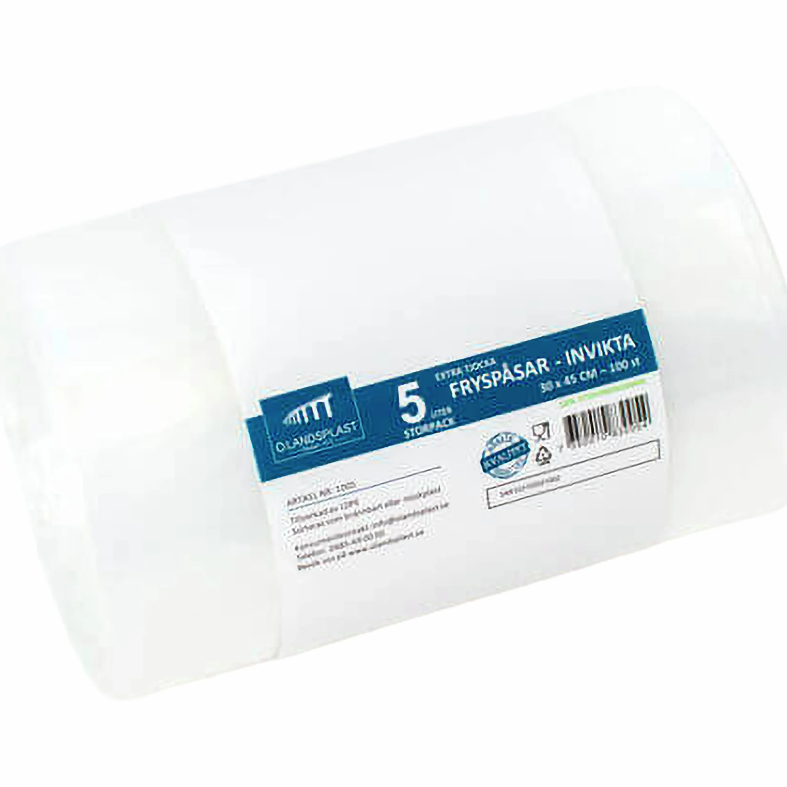 Fryspåsar sidoinvikta 5L 30x45cm 100-p>Ölandsplast Online