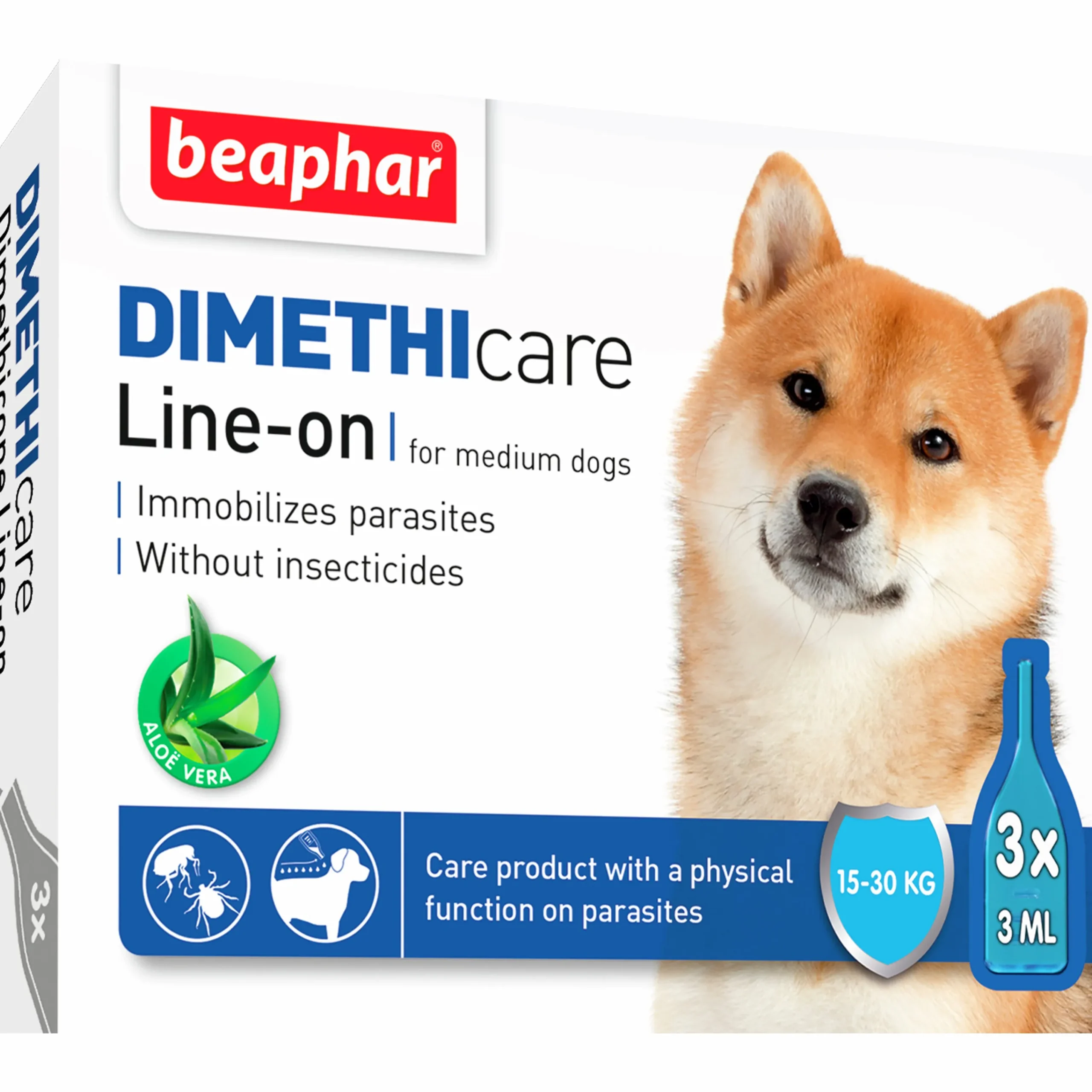 Fästingmedel Dimethicare Line-On Hund M>Beaphar Hot