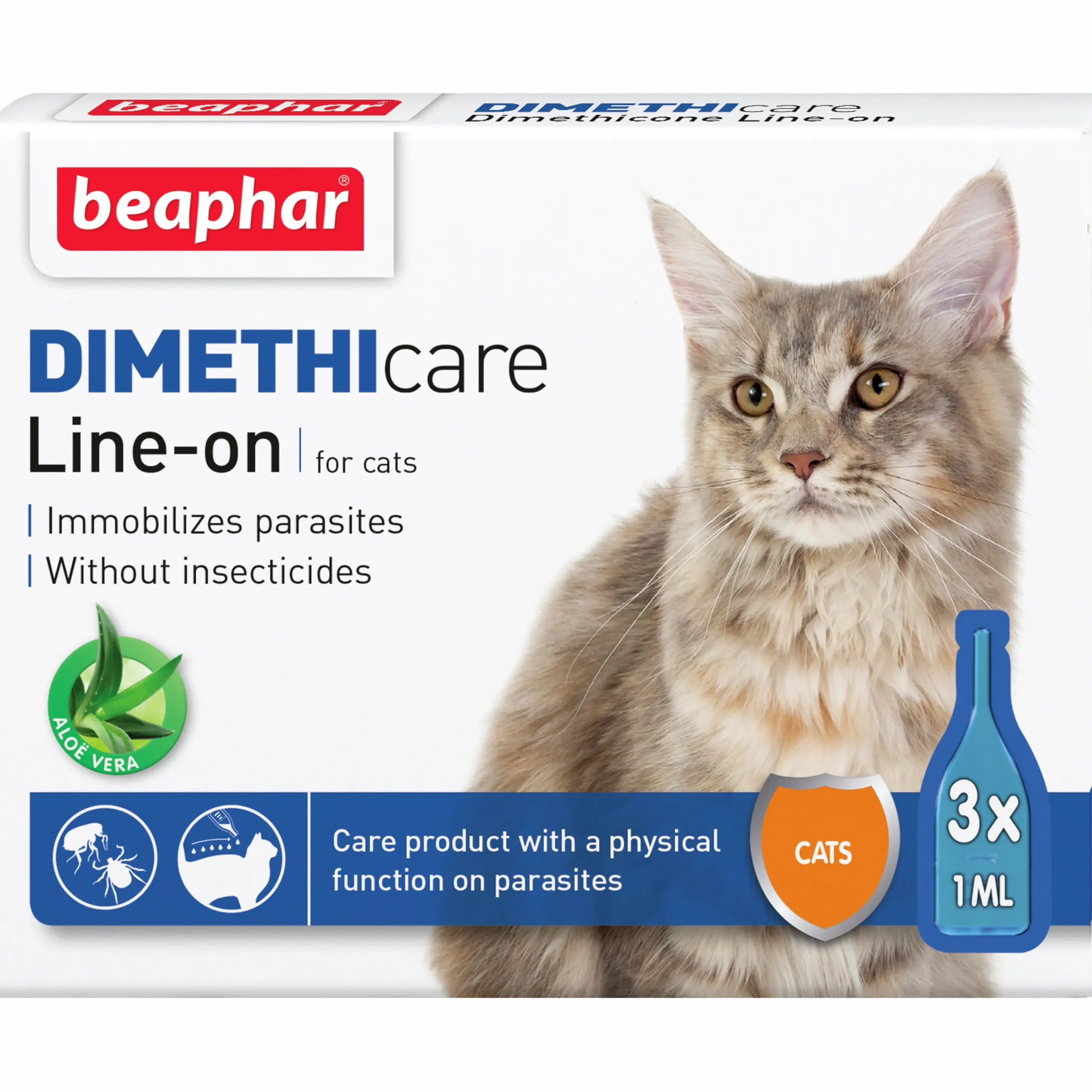 Fästingmedel Dimethicare Line-On Katt>Beaphar Outlet