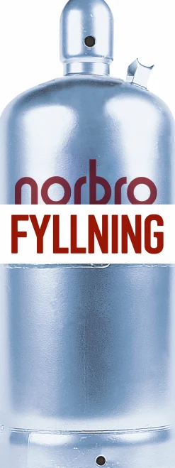 Fyllning av gasolflaska Energi P 19kg>Norbro New
