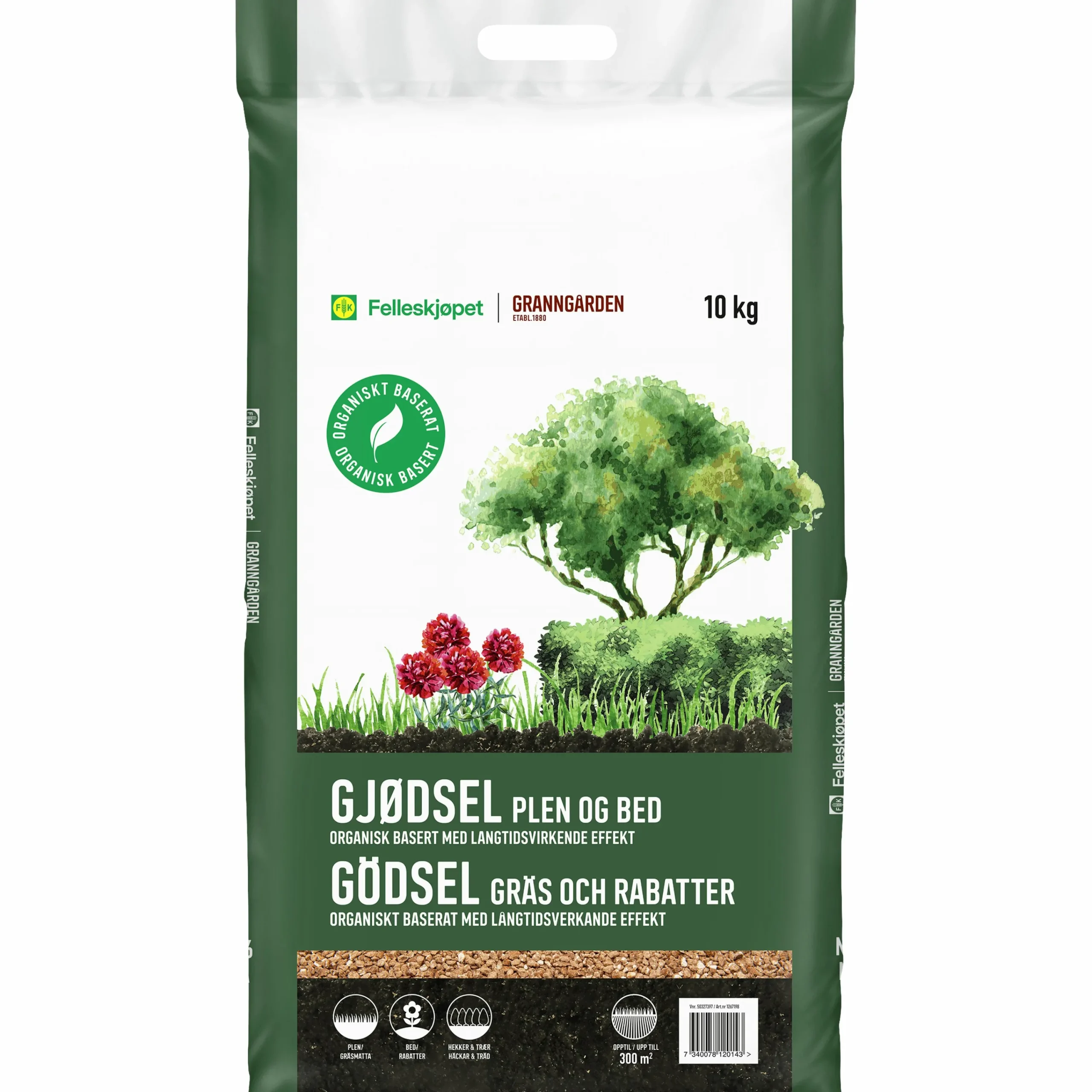 Gödsel Gräs & Rabatt 10kg>Granngården New