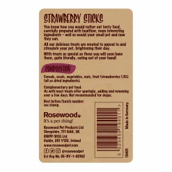 Gnagargodis Sticks Strawberry 140g>Rosewood Best