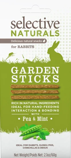 Gnagargodis Garden Sticks Ärtor/Mynta 60g>Selective Clearance