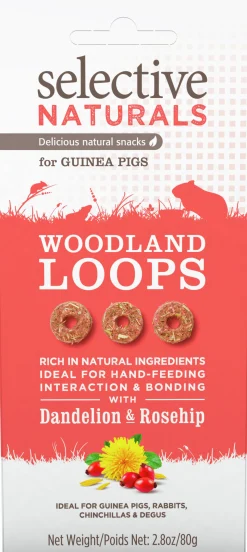 Gnagargodis Woodland Loops Maskros/Nypon 80g>Selective New
