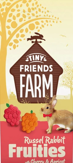 Gnagargodis Tiny Friends Rabbit Fruities Cherry/Apricot 120g>Tiny Friends Farm Clearance